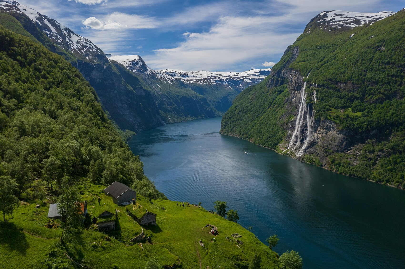 The mighty Geiranger Fjord in Norway