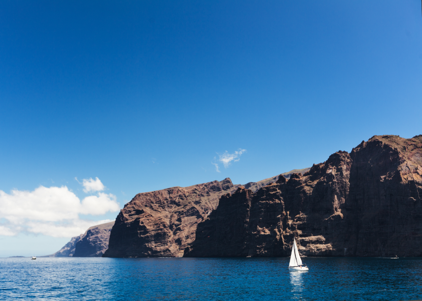 Beautiful scenery surrounding the Canary Islands