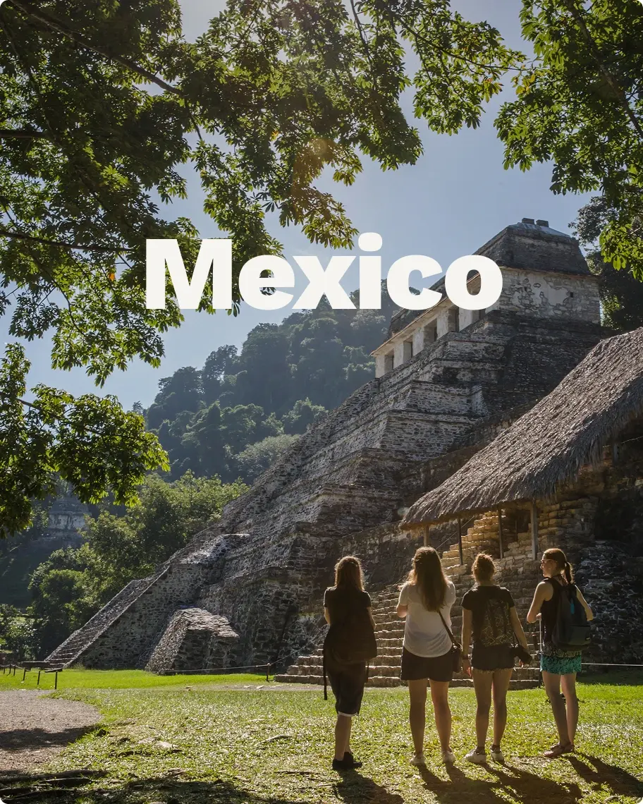 Central America tours poster